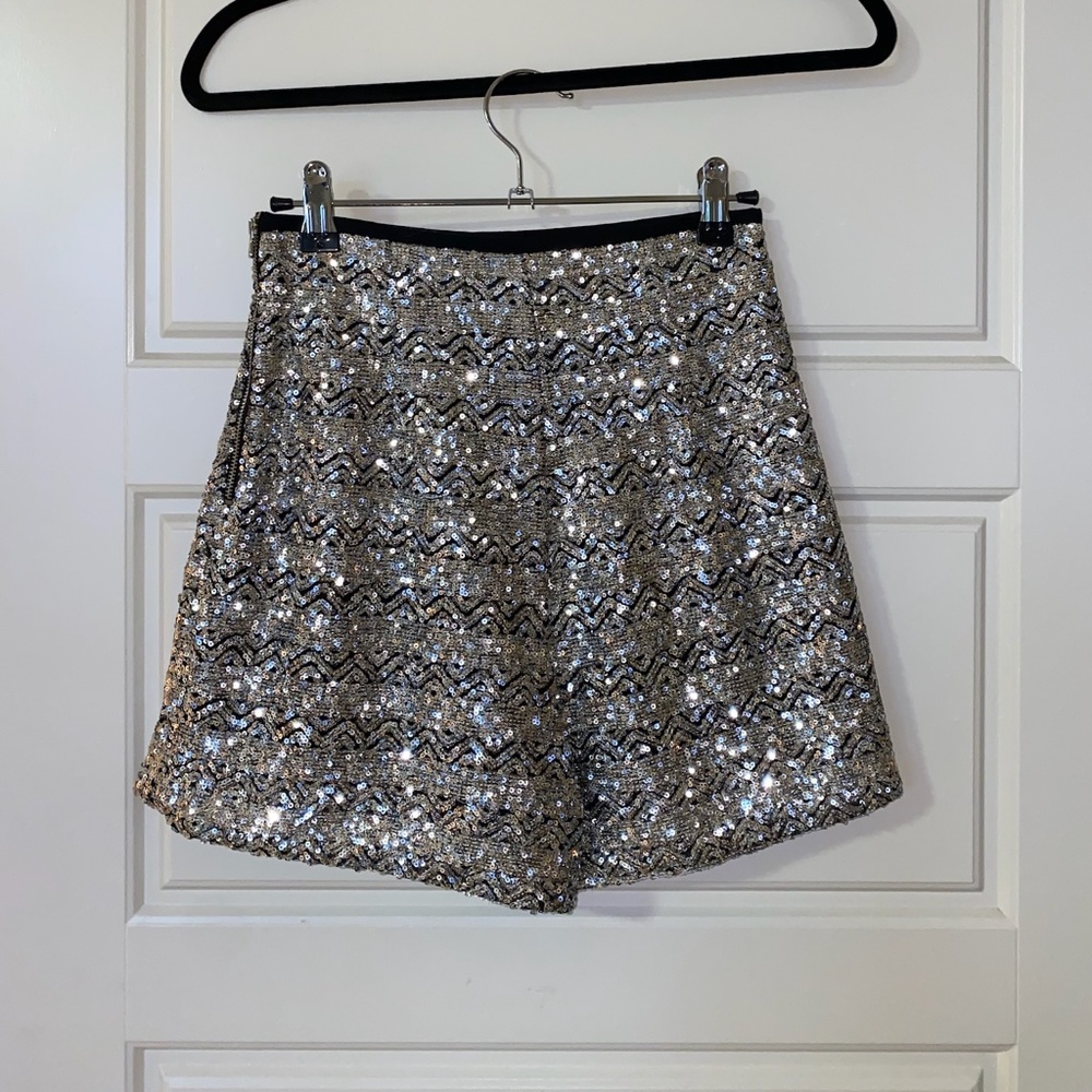 Zara Sequined Shorts
